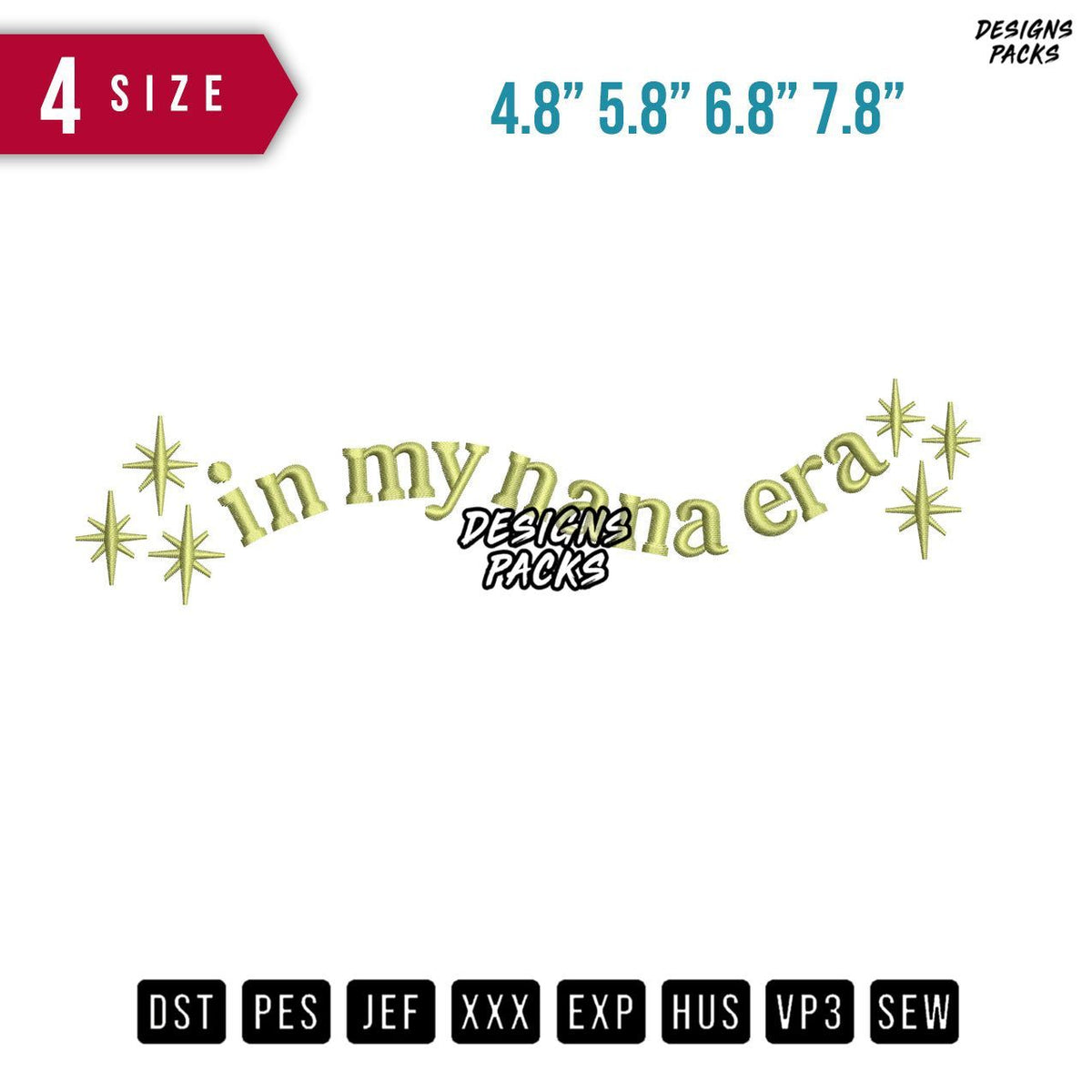 In My Nana Era Embroidery Design