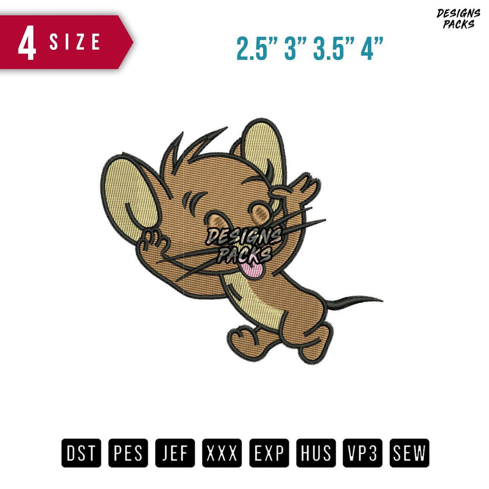 Jerry B Embroidery Design