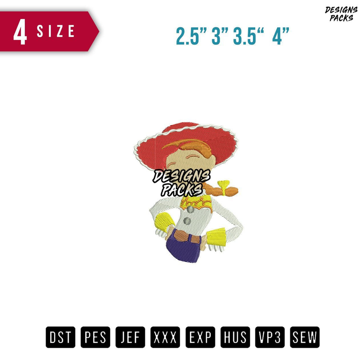 Jessie chest Embroidery Design