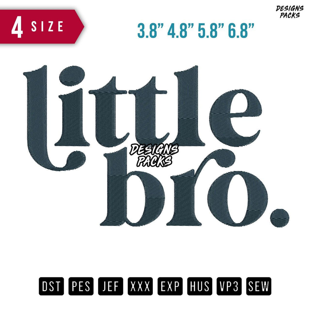 Little Bro Embroidery Design