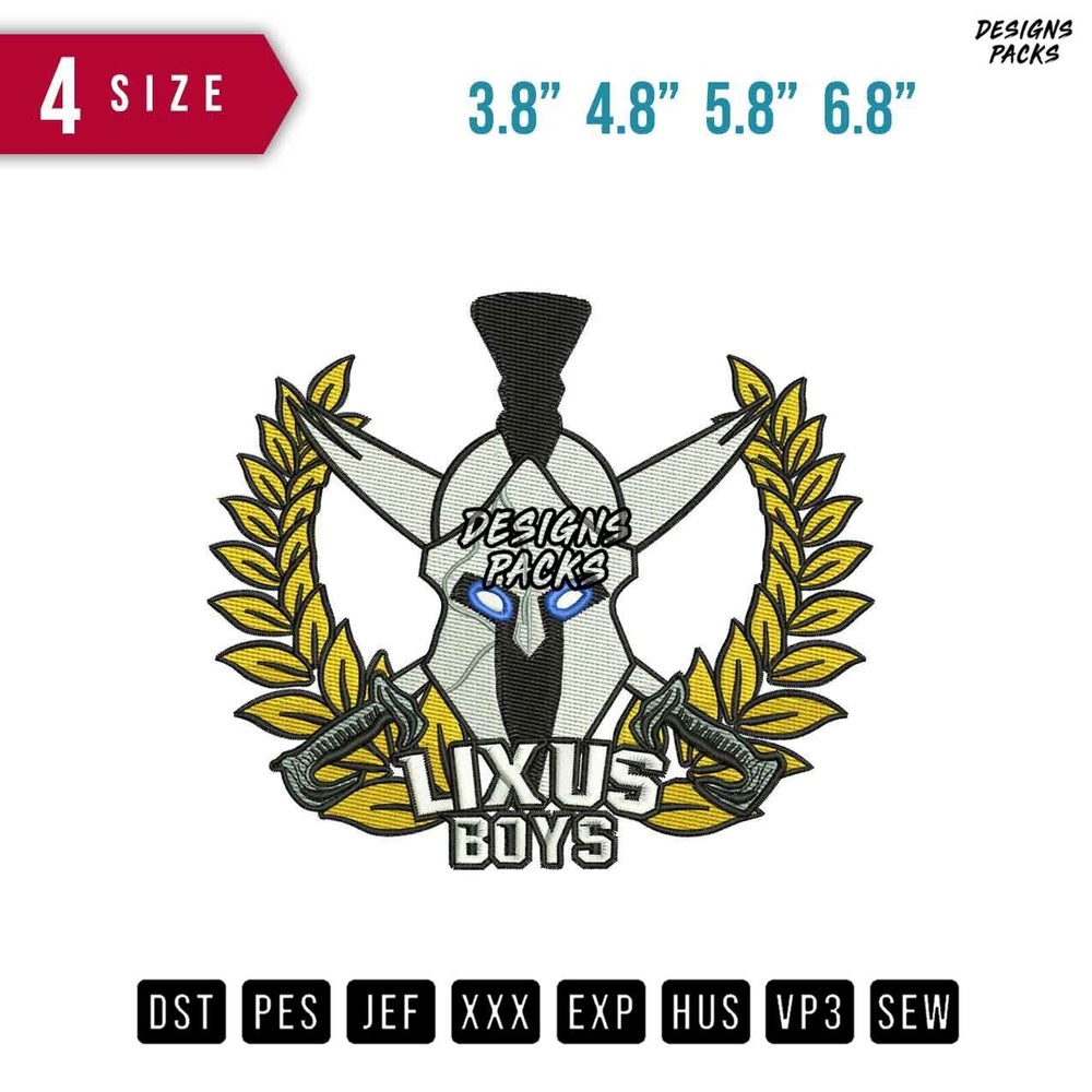 Lixus Embroidery Design