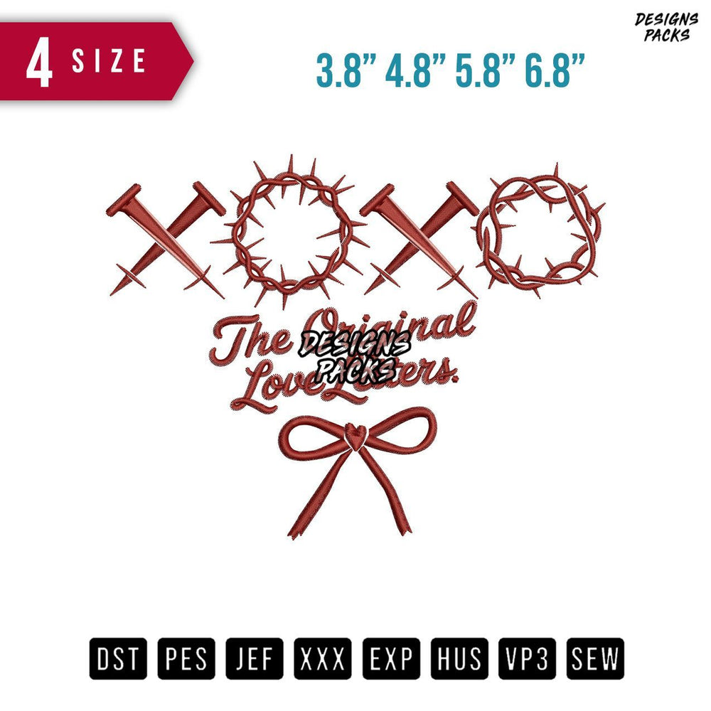 Love Letters Embroidery Design