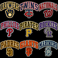 Load image into Gallery viewer, 30 Baseball Faux Embroidery Teams Logo Chenille Patch Designs Bundle PNG
