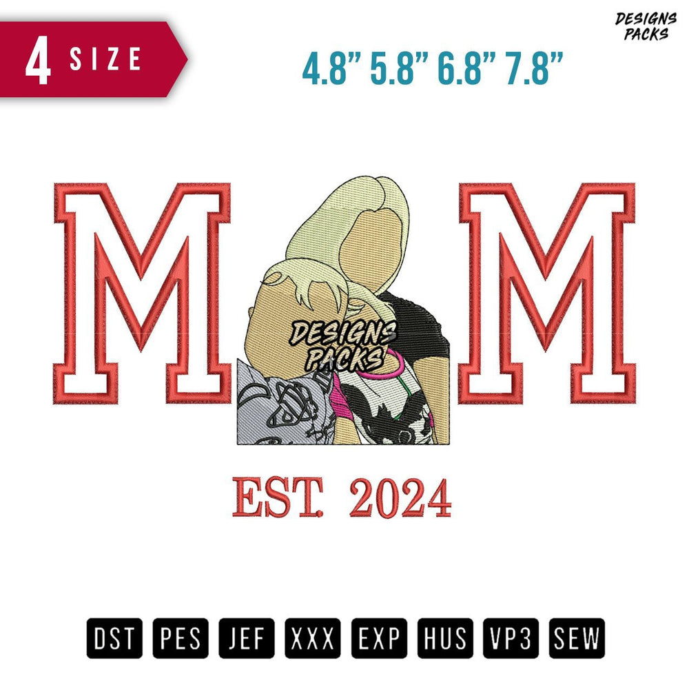 MM 3 Fam Embroidery Design