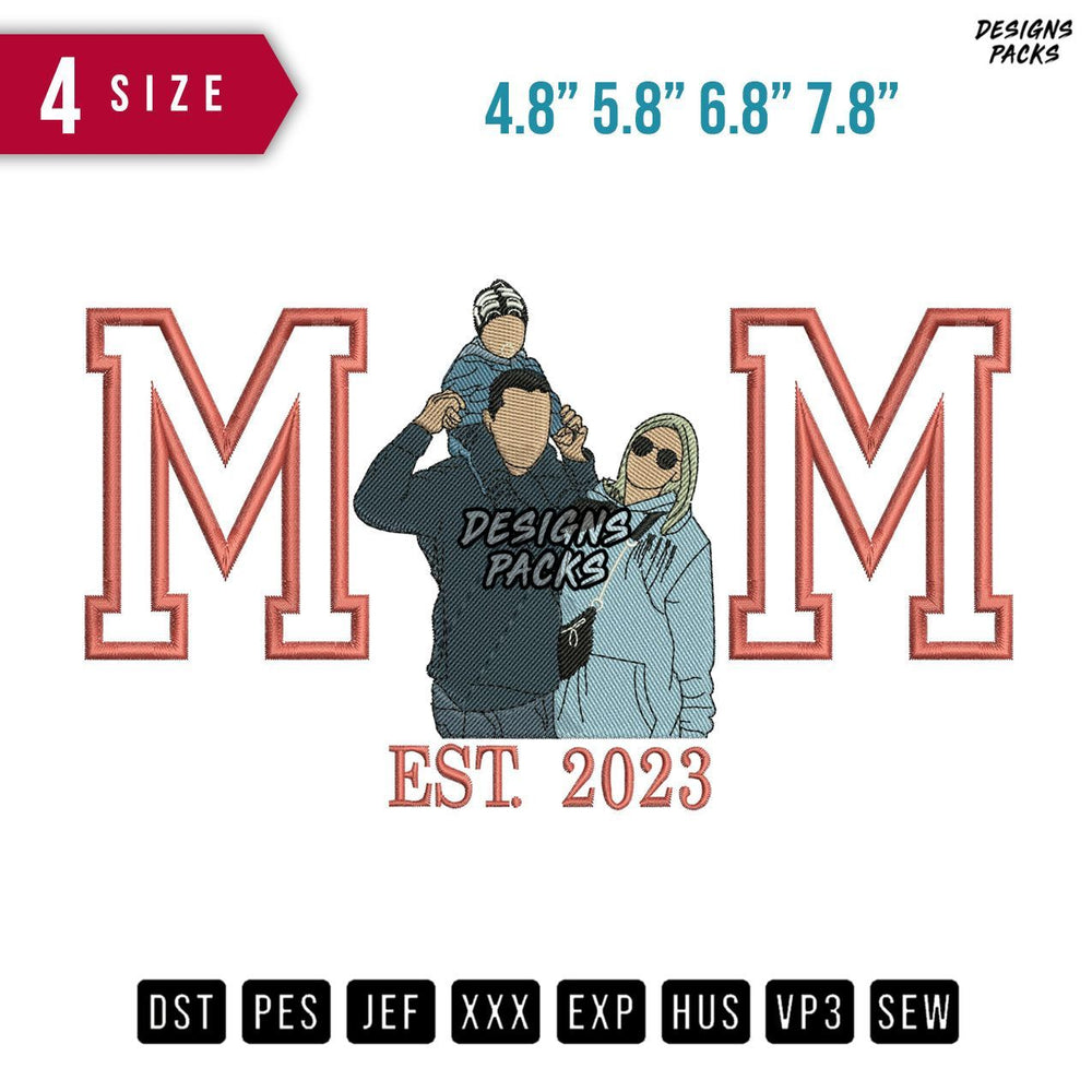MM Family 2023 Embroidery Design