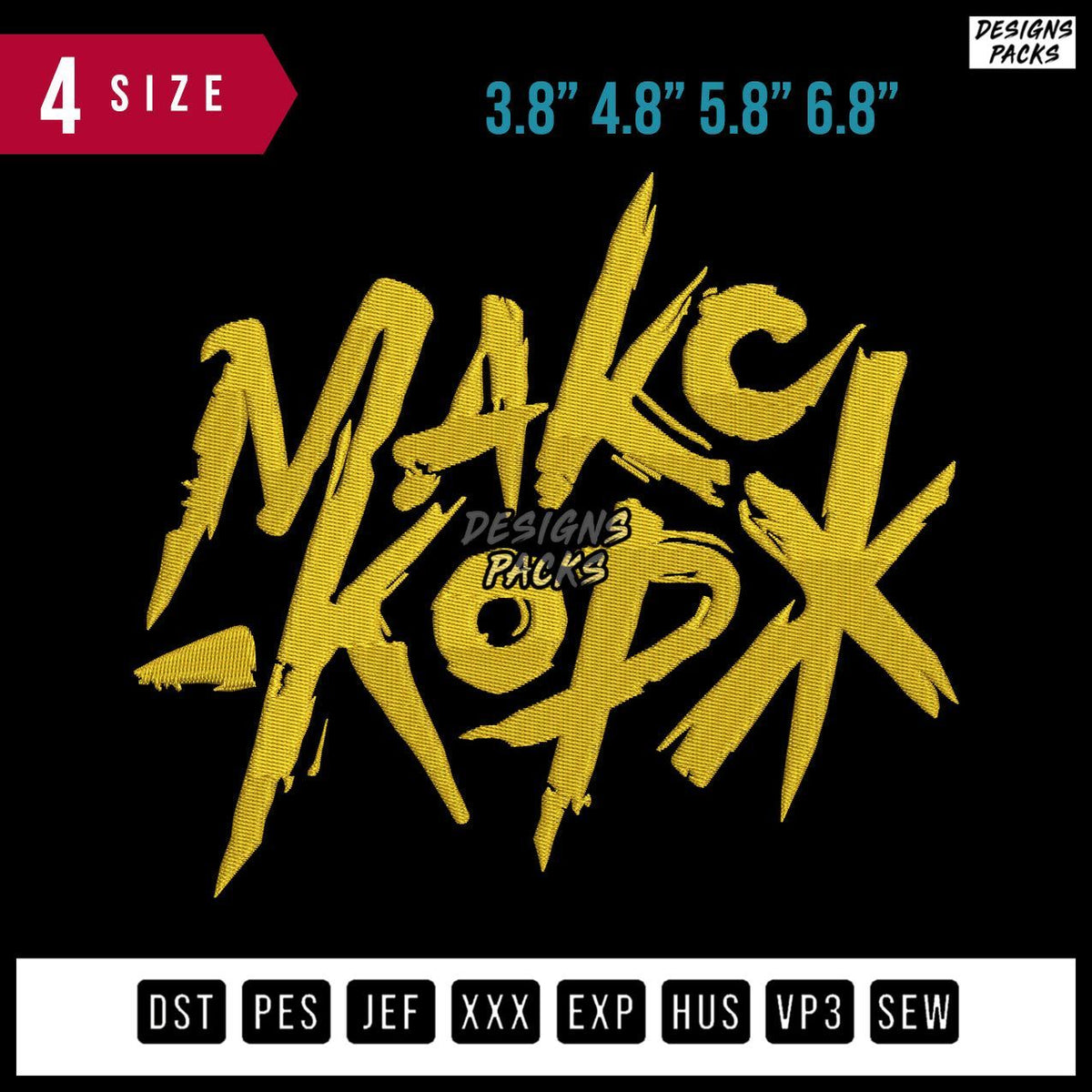 Makkop Embroidery Design