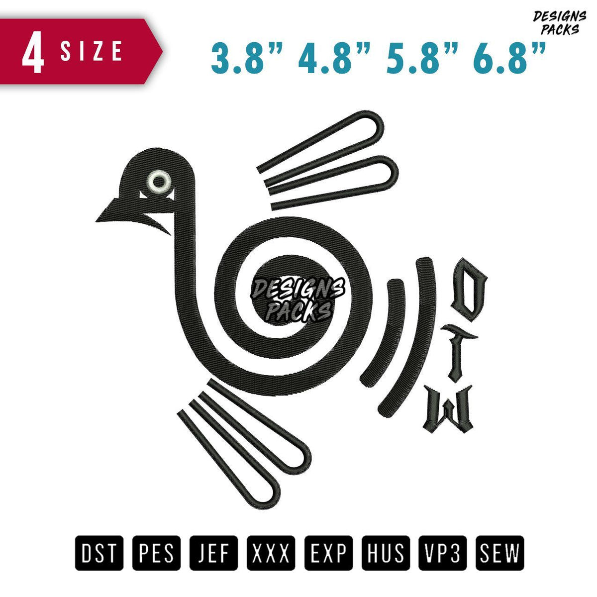 Manuk B Embroidery Design