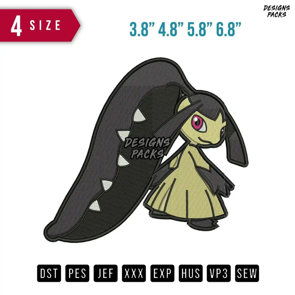 Mawile Embroidery Design