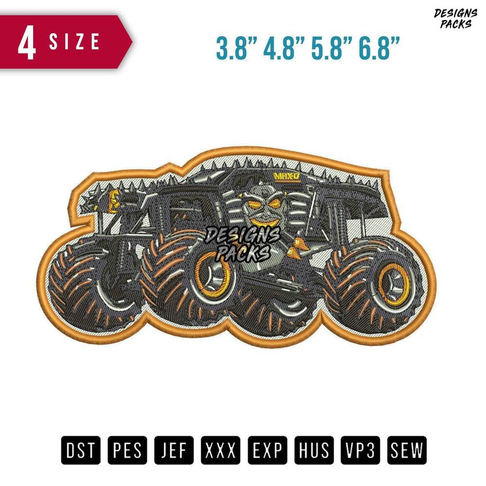 Max D Car Toy Patch Embroidery Design
