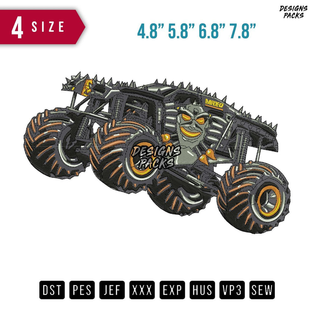 Max D Car Toy Embroidery Design