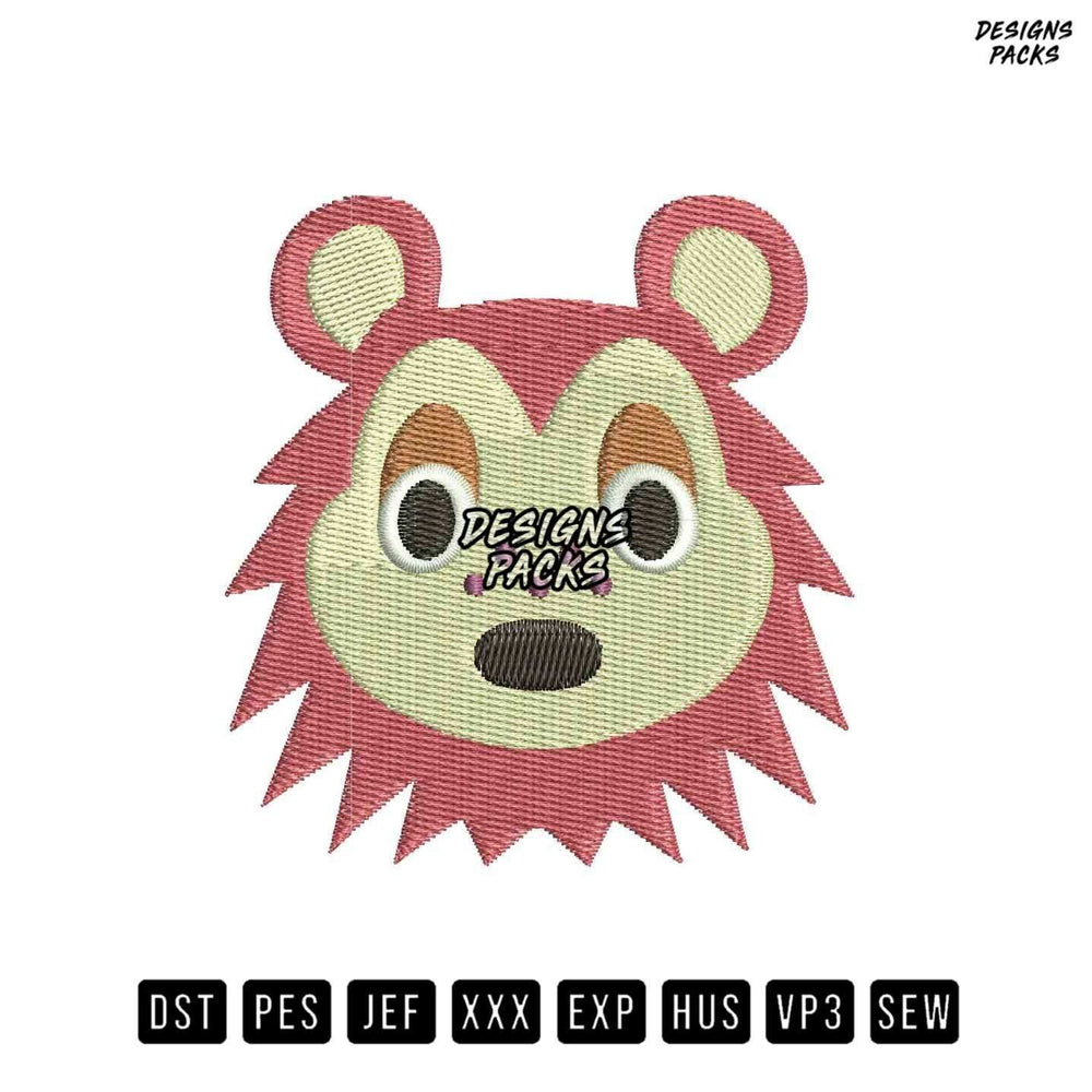 Mili Animal Crossing Embroidery Design