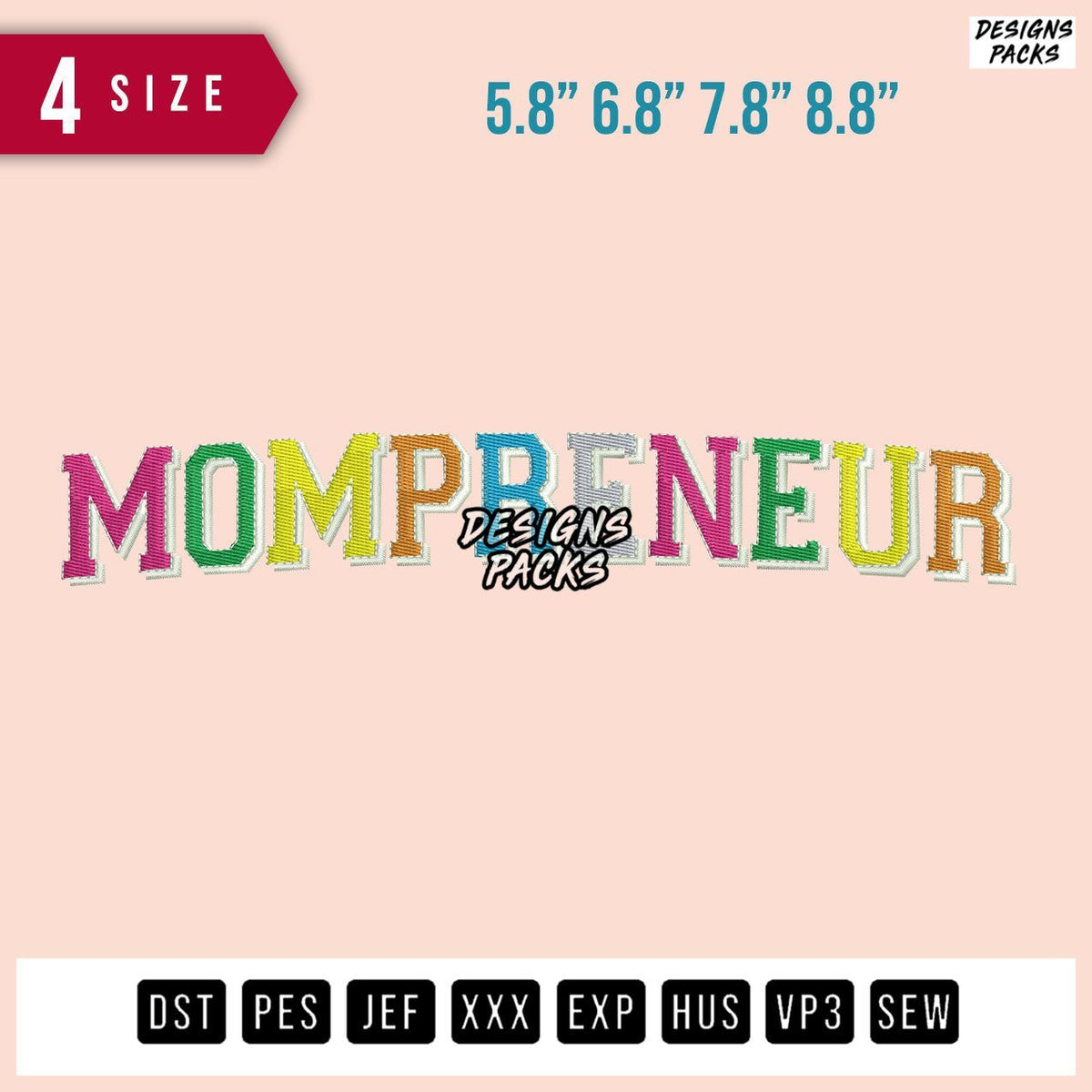 Mompreuner Embroidery Design