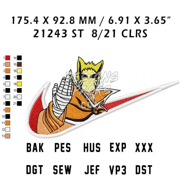 Naruto Anime Embroidery Design designspacks