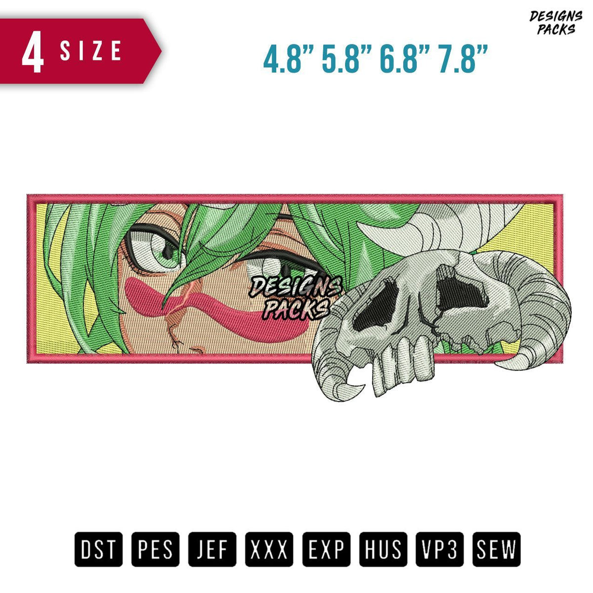 Nelliel Rec Embroidery Design