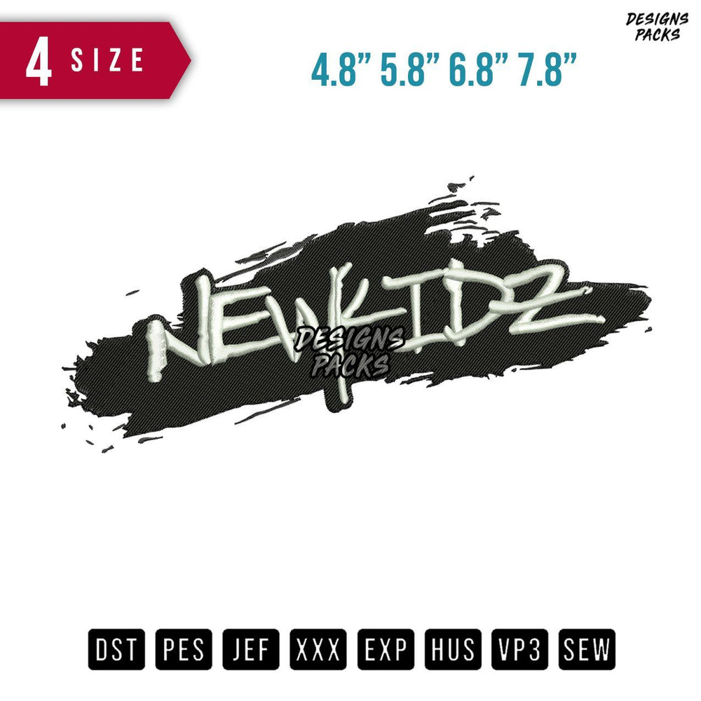 New Kids Embroidery Design