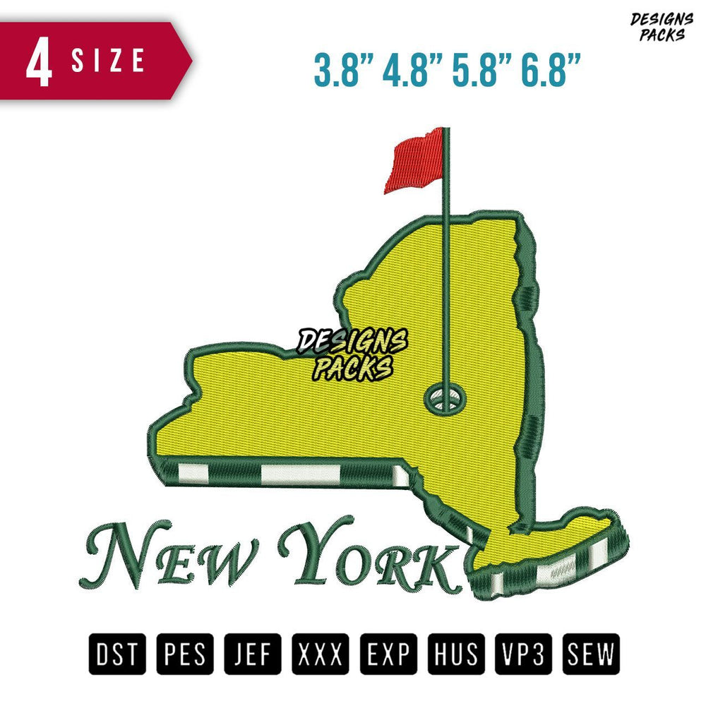 New York Embroidery Design