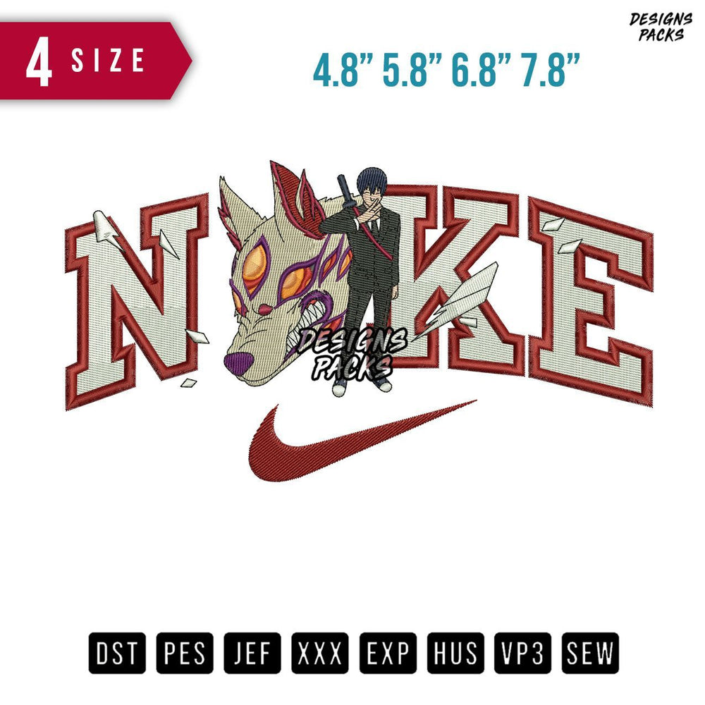 Swoosh Brand Aki Hayakawa Embroidery Design