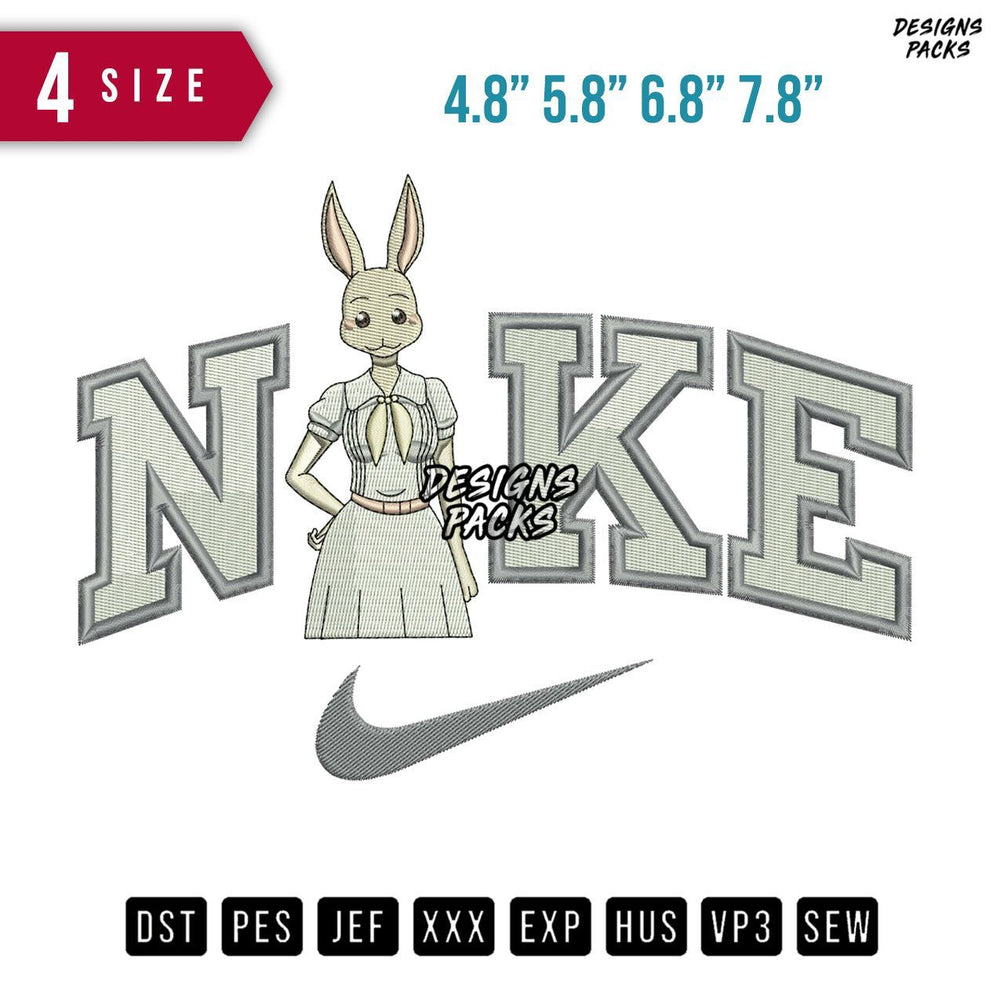 Swoosh Brand Beastars Haru Embroidery Design