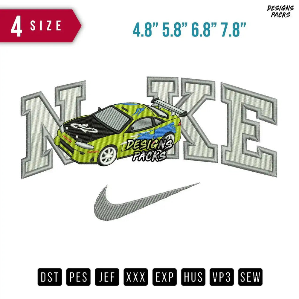 Swoosh Brand Clipse Jada Brian Embroidery Design