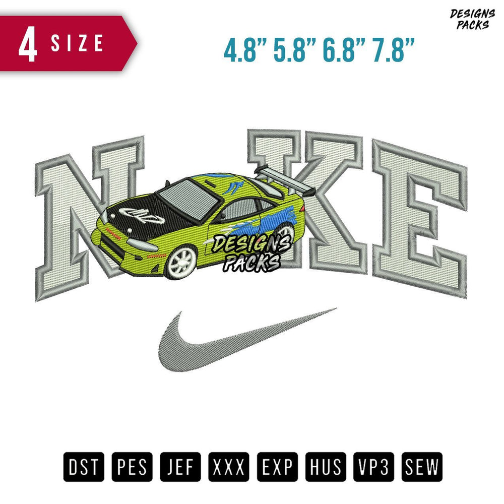 Swoosh Brand Clipse Jada Brian Embroidery Design