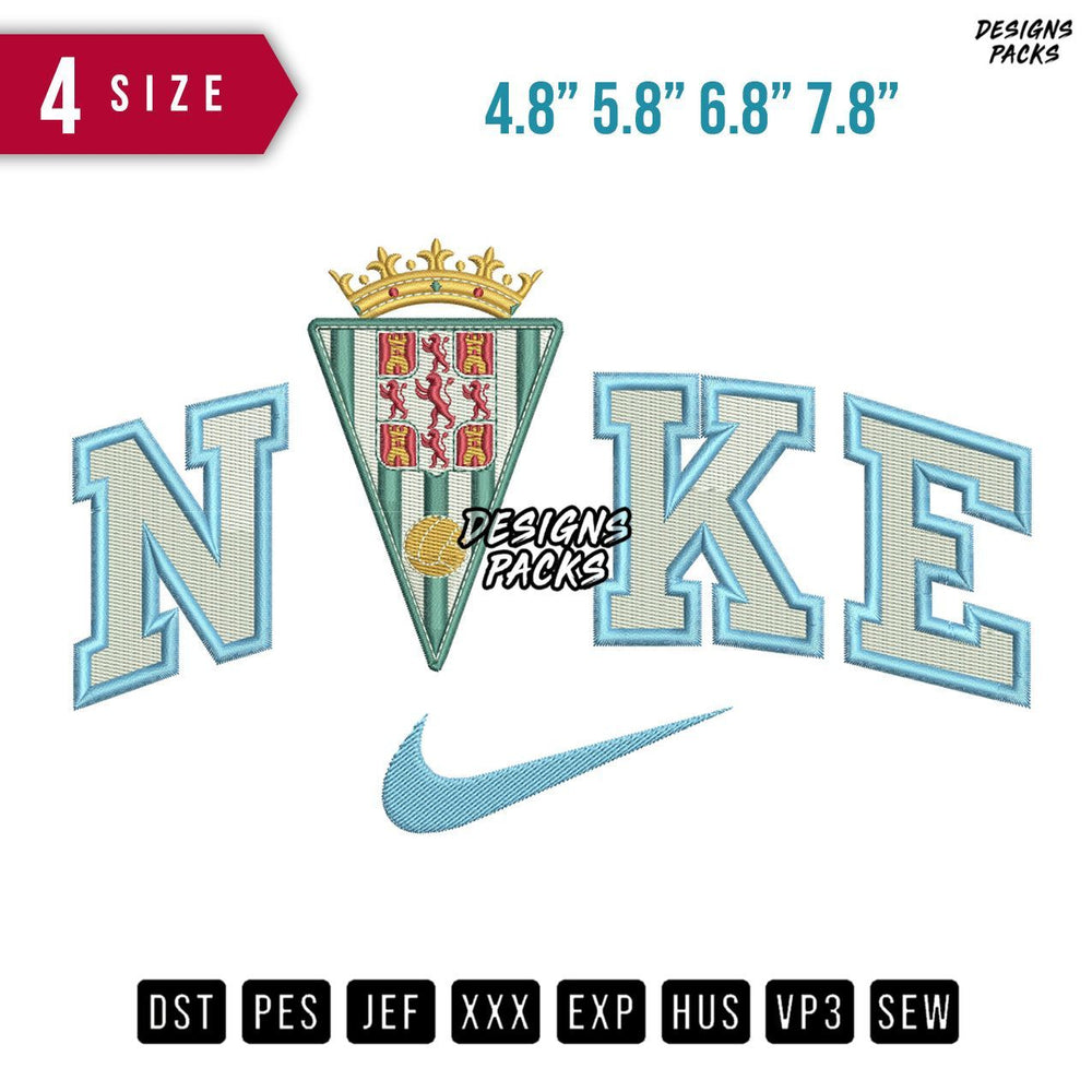 Swoosh Brand Cordoba Embroidery Design