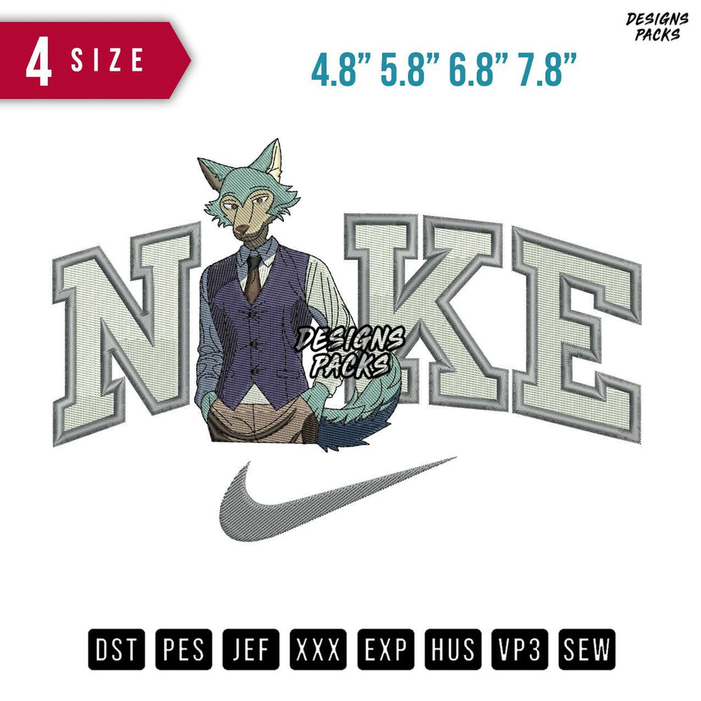 Swoosh Brand Legoshi Embroidery Design