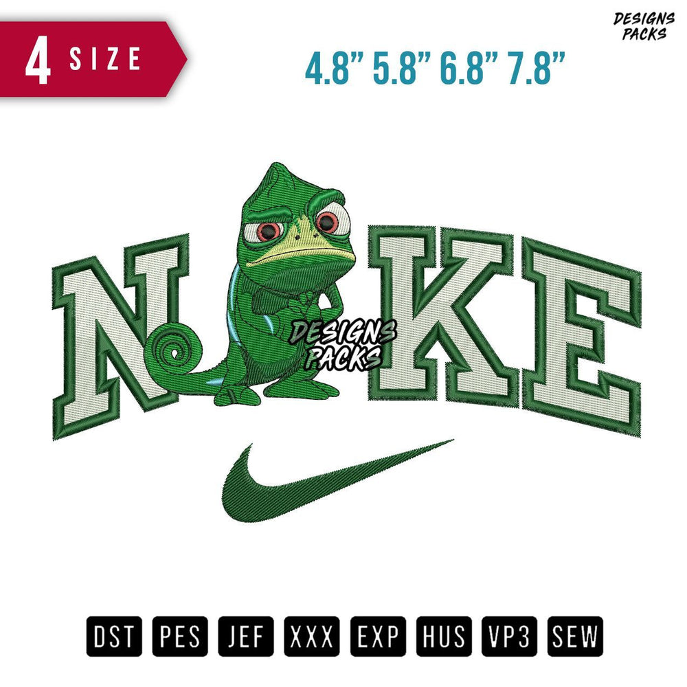 Swoosh Brand Pascal Embroidery Design