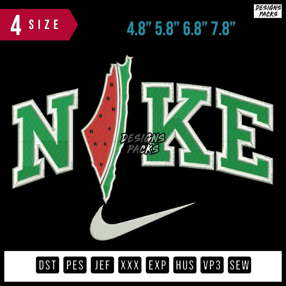Swoosh Brand Plstn Watermelon Embroidery Design