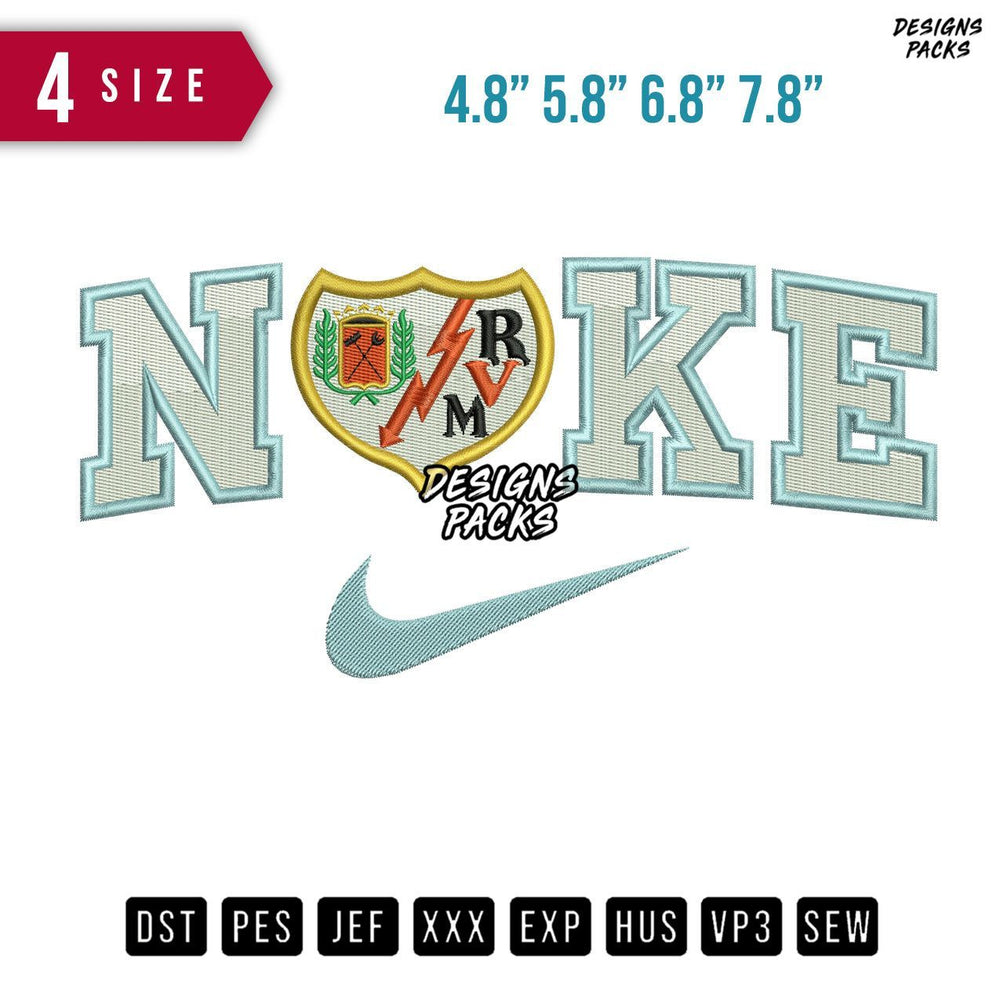 Swoosh Brand Rvm Embroidery Design