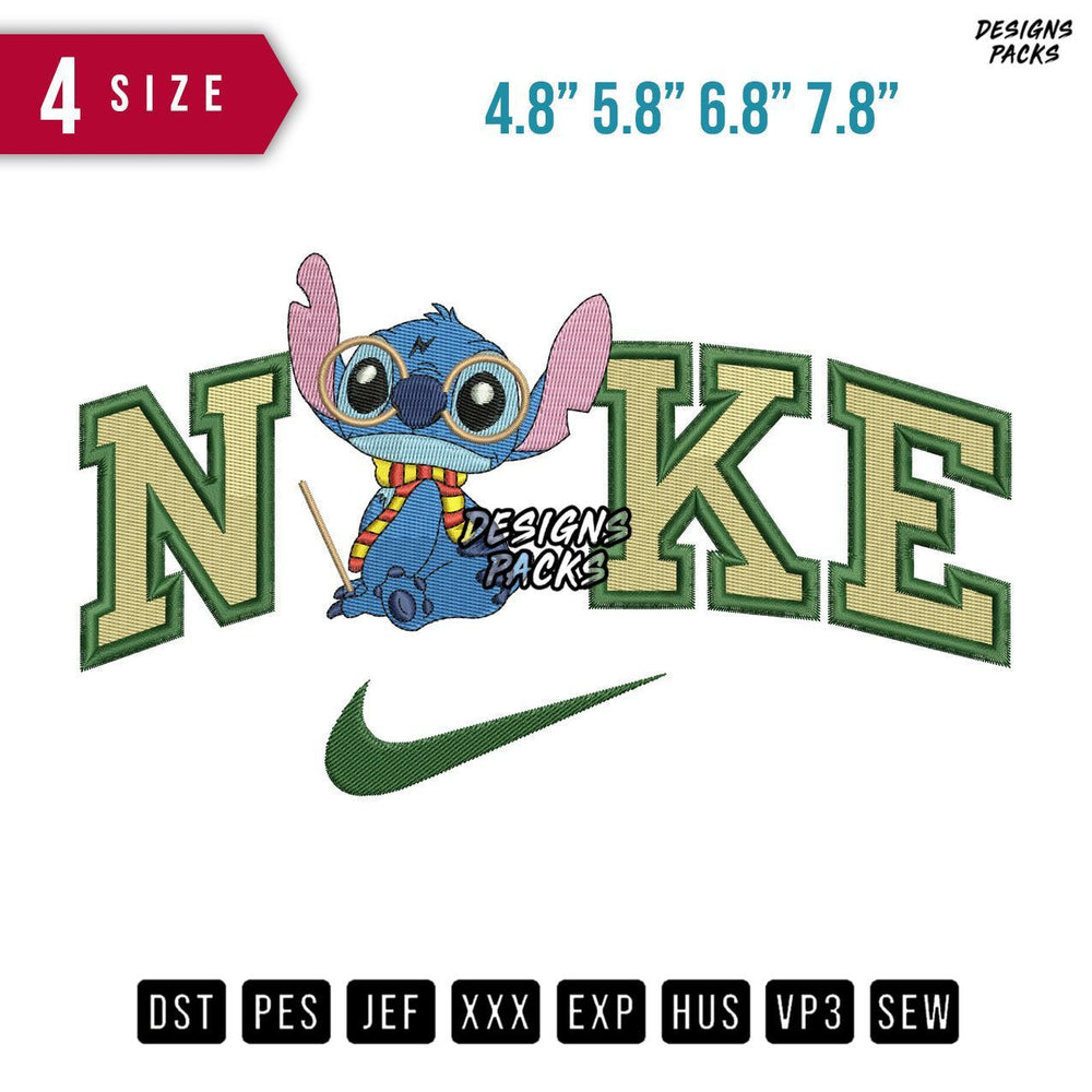 Swoosh Brand Stitch Potter Embroidery Design