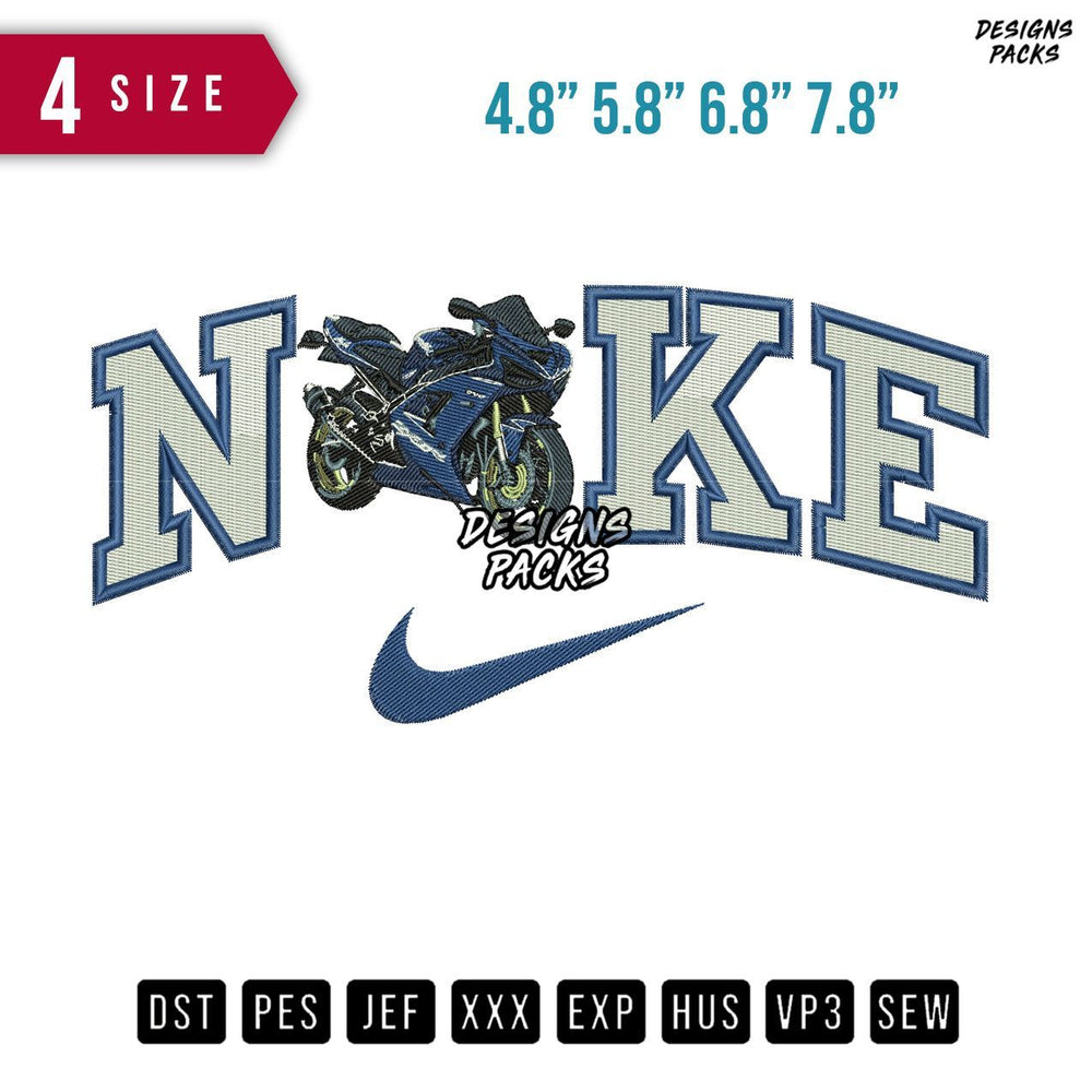 Swoosh Brand Zx Embroidery Design