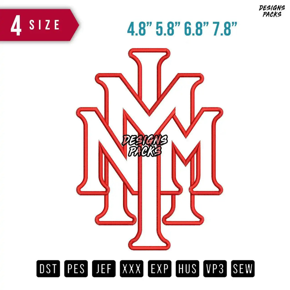 Nimm Applique Embroidery Design