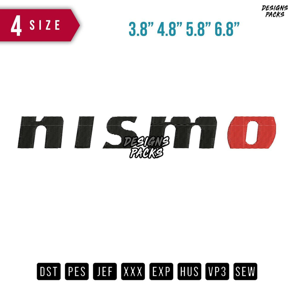 Nismo Embroidery Design