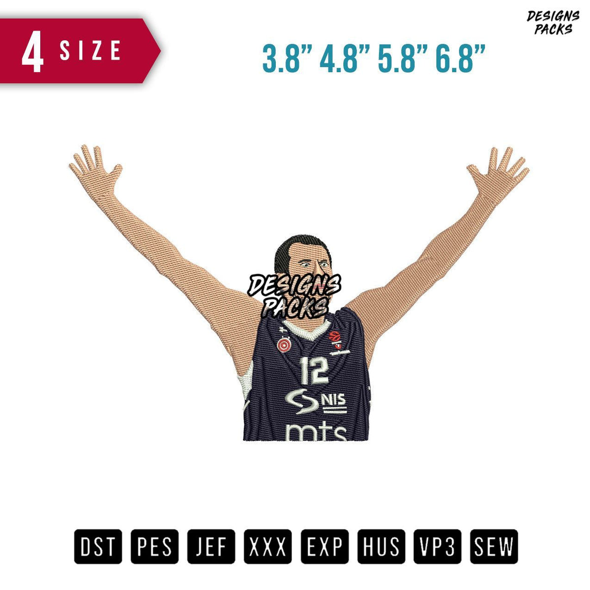 Novica Velickovic Embroidery Design