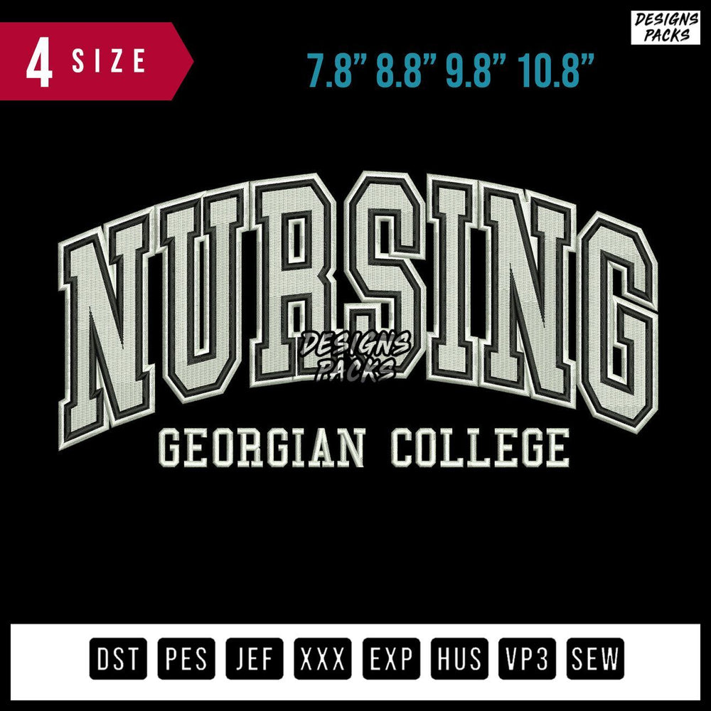 Nursing Georgian Embroidery Design