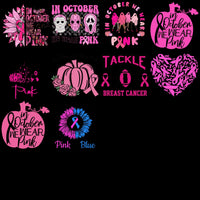 Load image into Gallery viewer, 130 Cancer Awareness In October We Wear Pink Designs Bundle PNG
