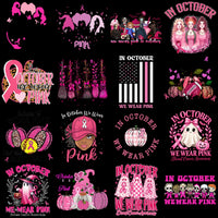 Load image into Gallery viewer, 130 Cancer Awareness In October We Wear Pink Designs Bundle PNG
