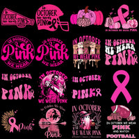 Load image into Gallery viewer, 130 Cancer Awareness In October We Wear Pink Designs Bundle PNG
