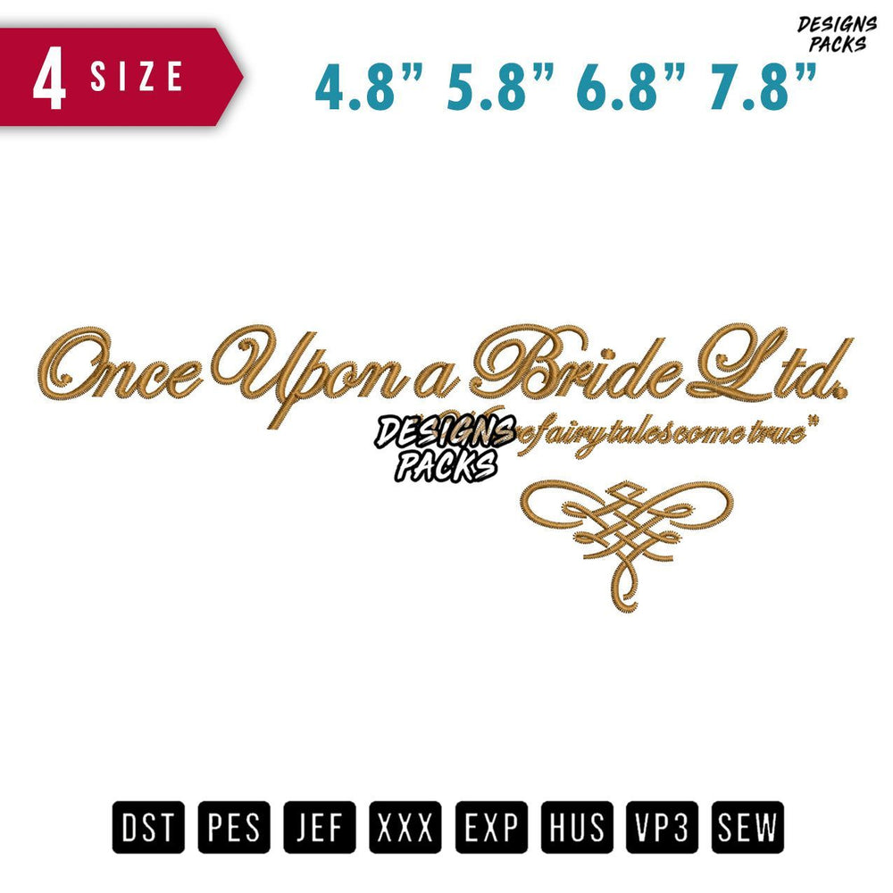 Once Upon Embroidery Design