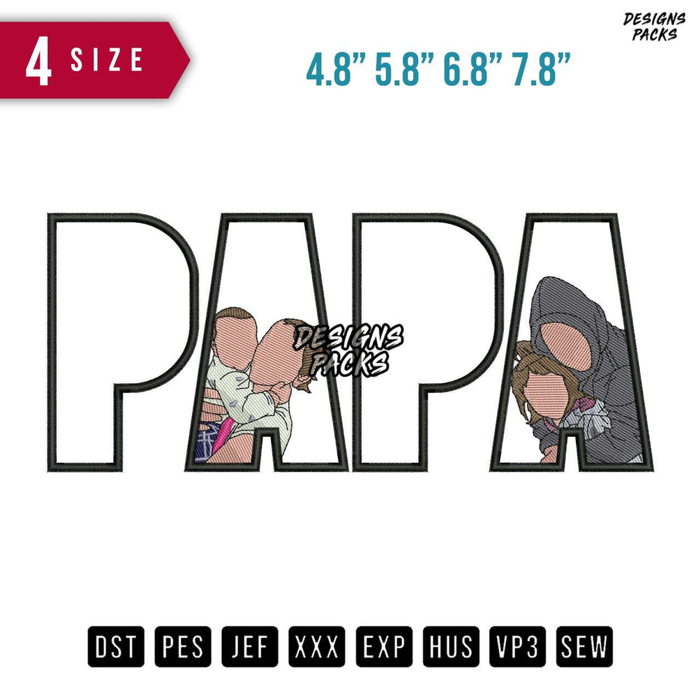 PAPAP empty Embroidery Design