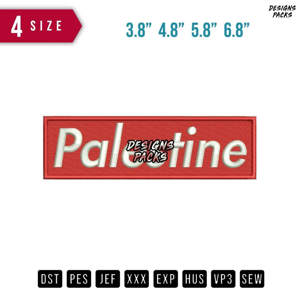 Palestine Supreme Embroidery Design