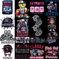 Load image into Gallery viewer, 80 Mega Football Team New England Patriots Mixed V3 Designs Bundle PNG
