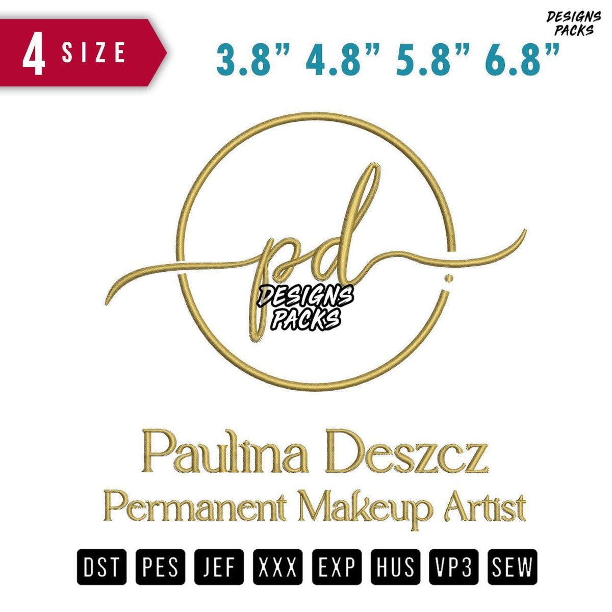 Paulina Deszcz Embroidery Design