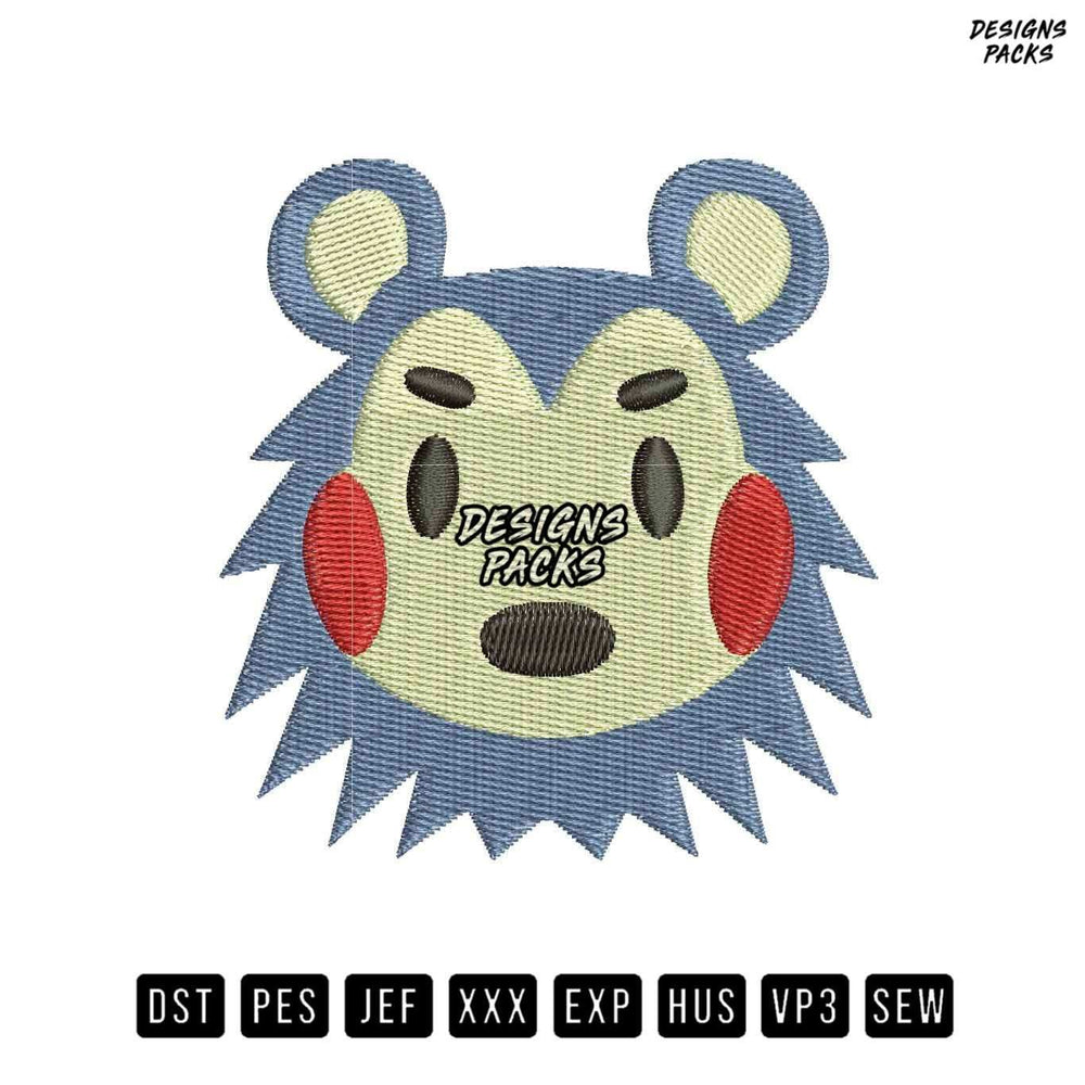 Pili Animal Crossing Embroidery Design