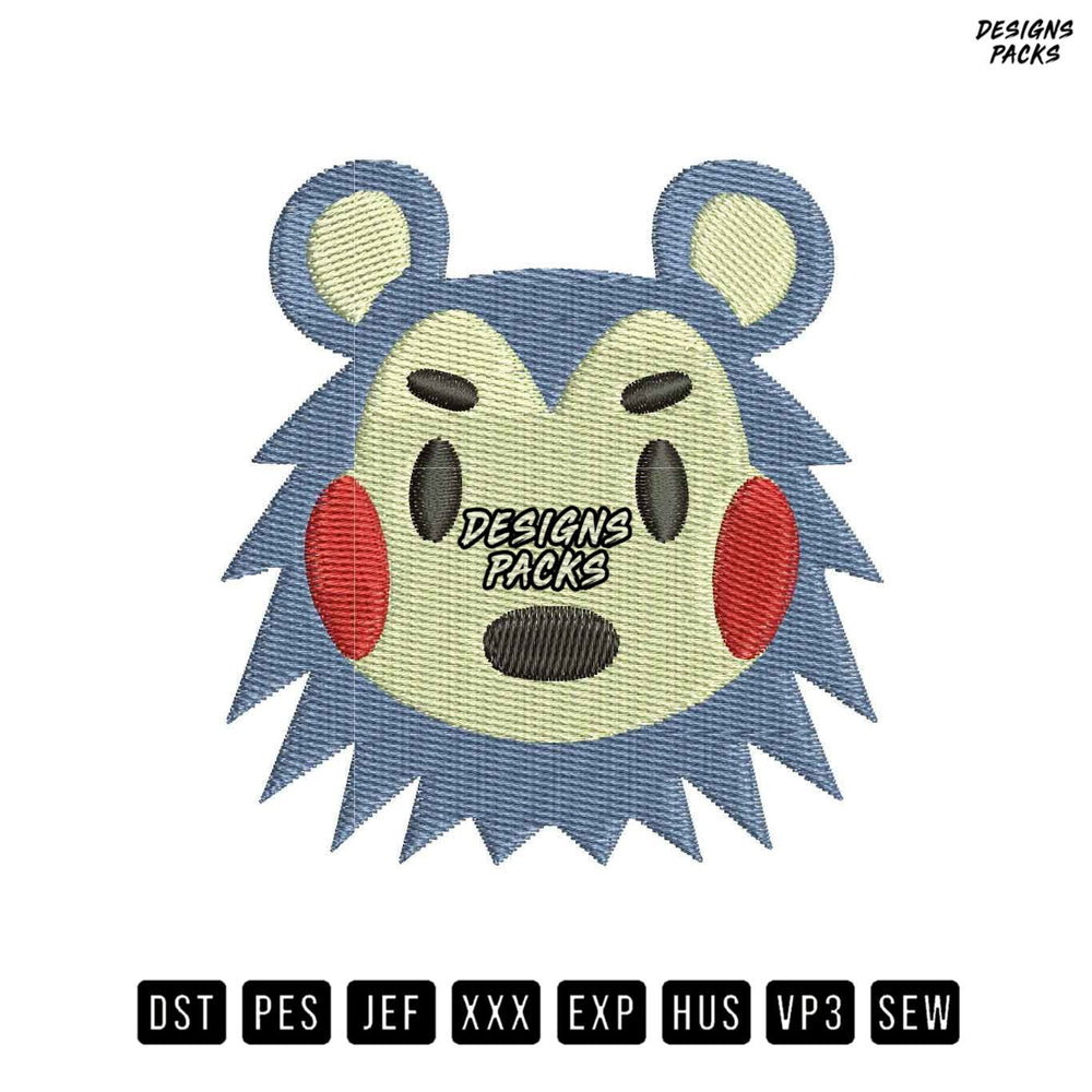 Pili Animal Crossing Embroidery Design