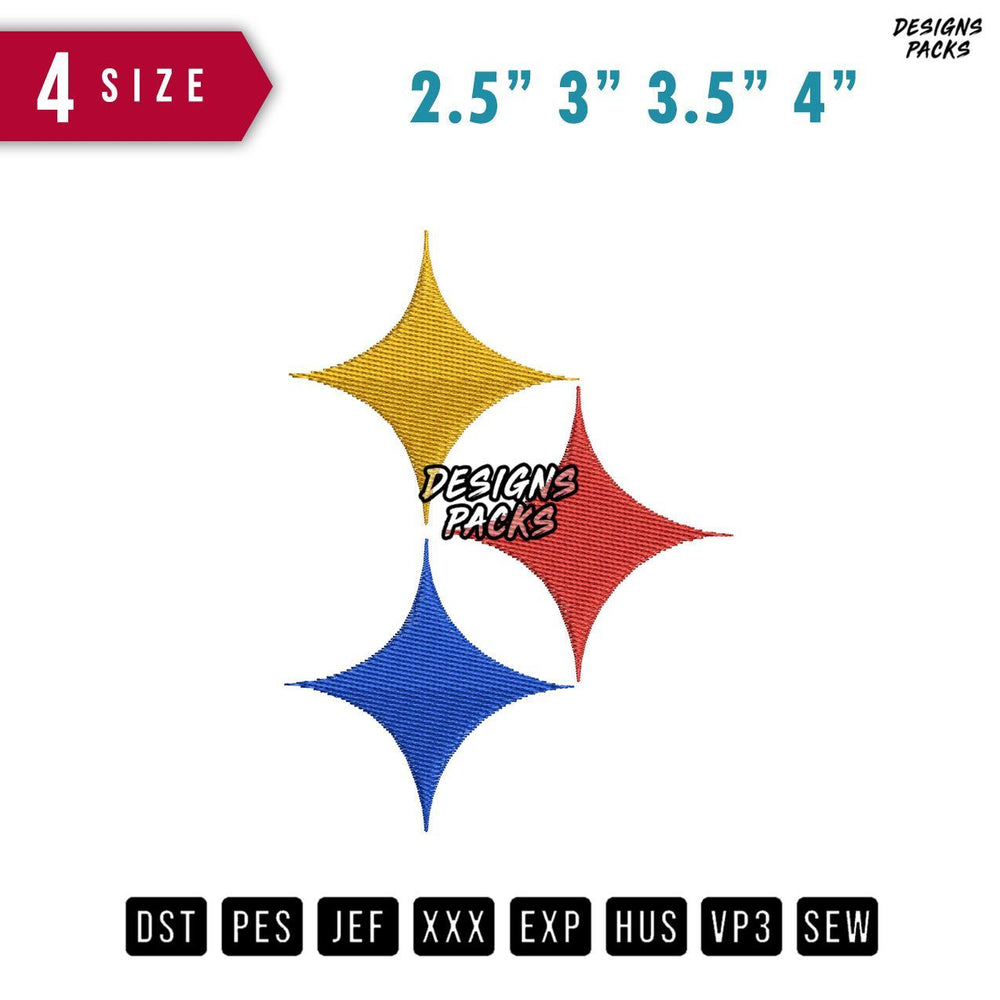 Pittsburgh Steelers Embroidery Design
