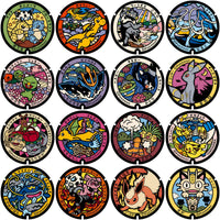 Lade Bild in die Galerieansicht, 153 Circle Pokefuta Japanese Manhole ball Poke V2 Designs Bundle PNG
