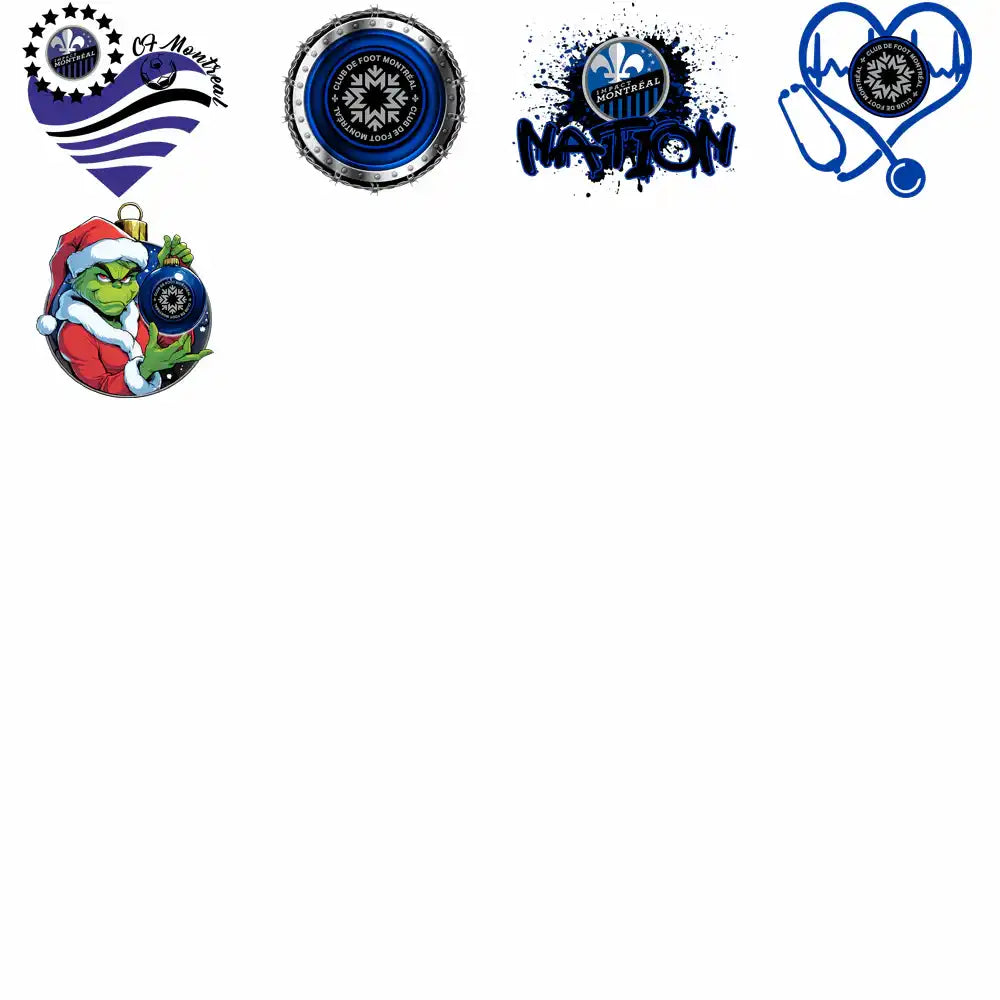 5 CF Montréal and 10 LAFC Soccer Designs Bundle PNG