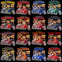 Load image into Gallery viewer, 55 College Football Teddy Bears Crew NCAA Teams Designs Bundle PNG

