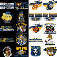 Load image into Gallery viewer, 75 West Virginia Mountaineers Designs Bundle PNG
